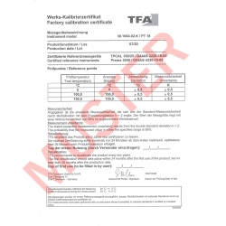 Termometr szpilkowy elektroniczny HACCP z certyfikatem kalibracji 30.1064.02.K TFA Dostmann